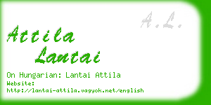 attila lantai business card